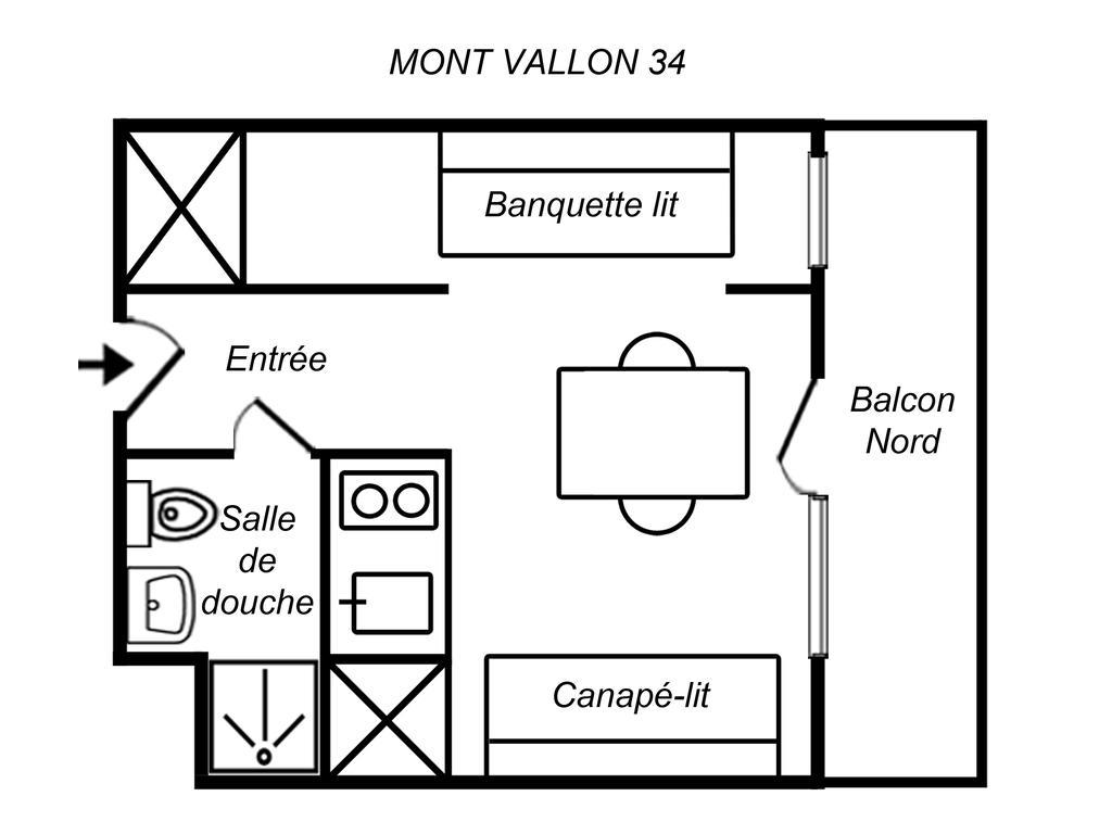 Residence Mont Vallon เมรีเบล ภายนอก รูปภาพ